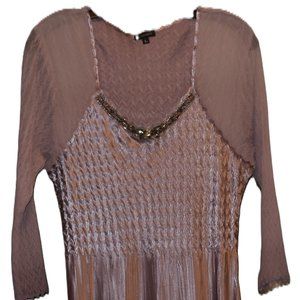 Komarov Satin Charmeuse Dress